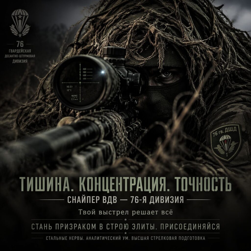 Снайпер десантно-штурмового подразделения
