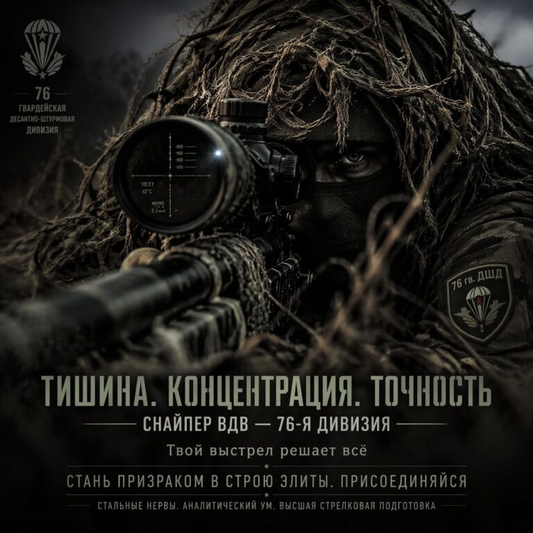 Снайпер десантно-штурмового подразделения