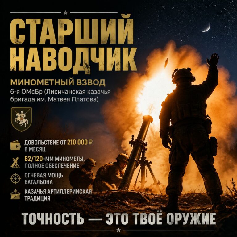 Старший наводчик расчета минометного взвода