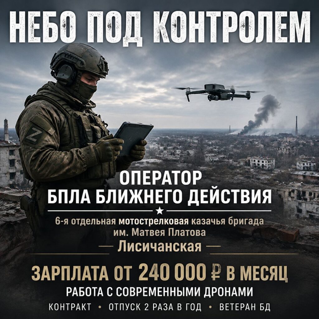 ОПЕРАТОР ОТДЕЛЕНИЯ (БПЛА БЛИЖНЕГО ДЕЙСТВИЯ)