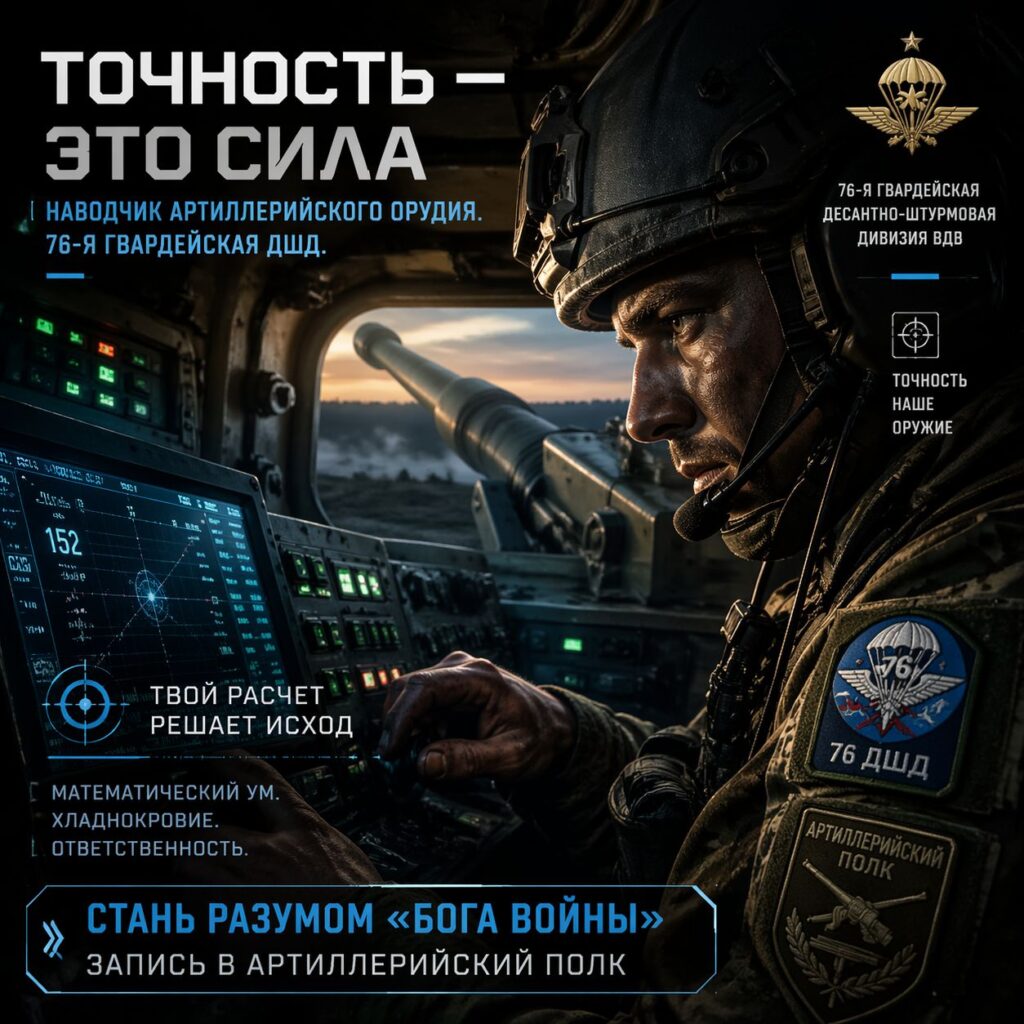 Наводчик артиллерийского орудия (расчёта)