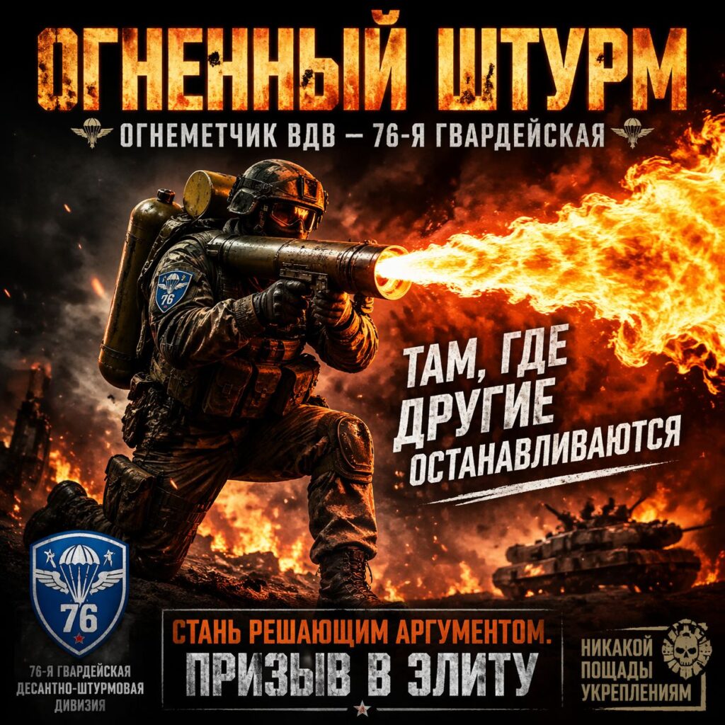 Огнеметчик (Боец-огнеметчик десантно-штурмового отделения)