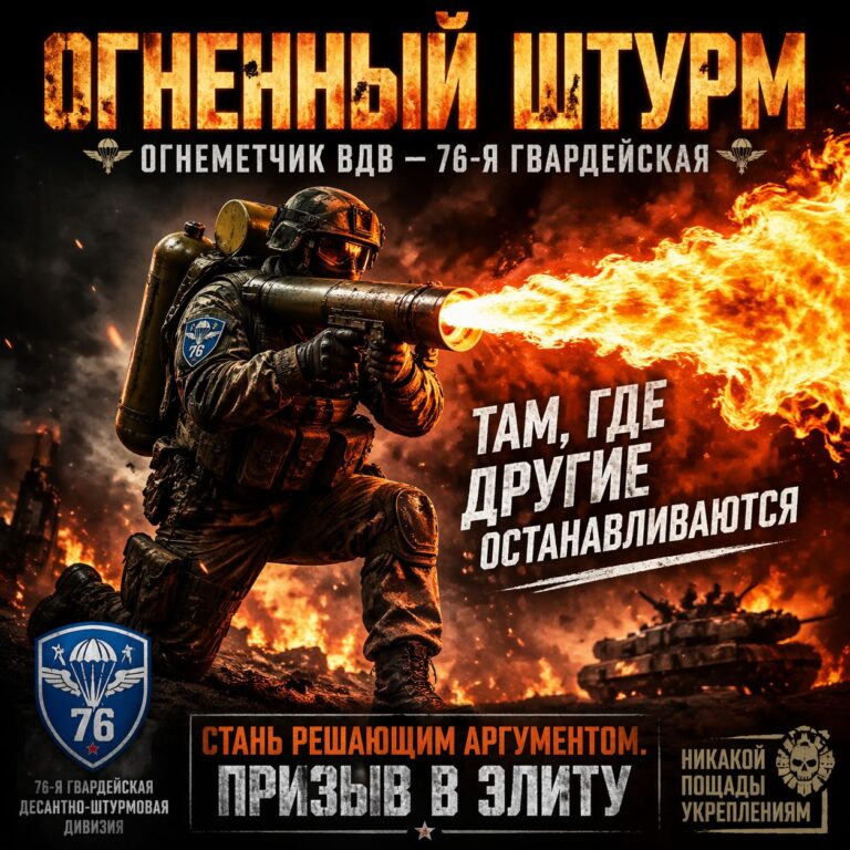 Огнеметчик (Боец-огнеметчик десантно-штурмового отделения)