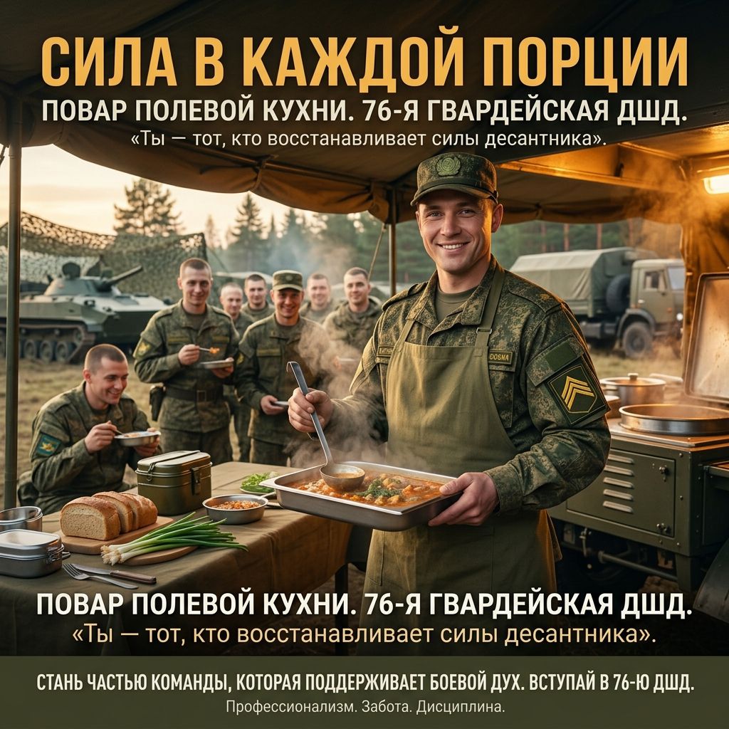 Повар (Старший повар / Повар пищевого блока)